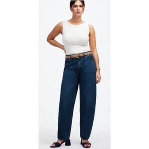 Madewell The Arc-Leg Tapered Barrel Jean in Owley Wash Size 29‎